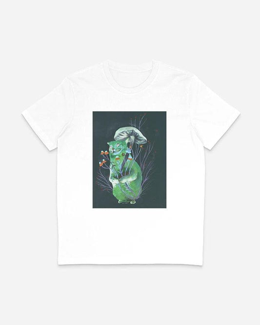 Mushroom Cat T-shirt - Vegeek dzolama