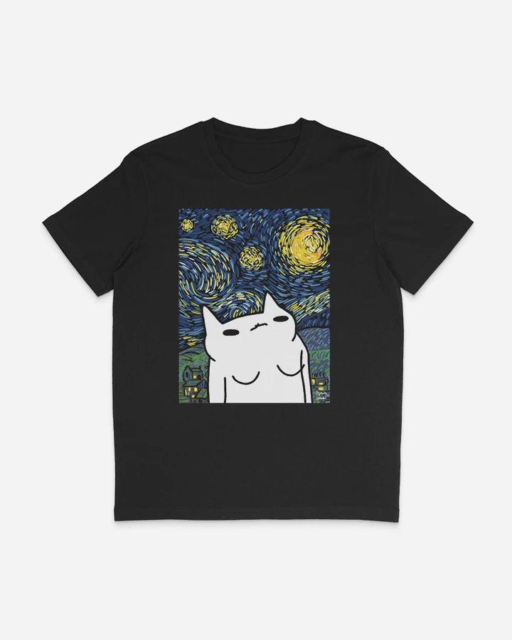 Starry Night George T-shirt - Vegeek lipnetattoo